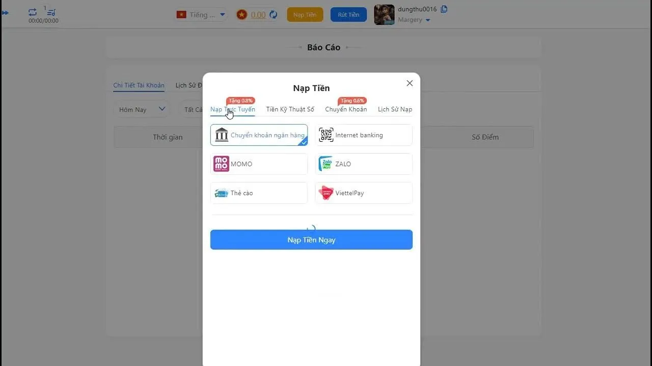 Nạp tiền 78win