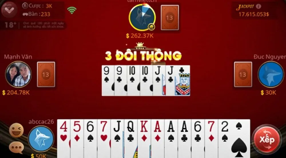 Giao diện tiến lên miền nam tại 78win đơn giản nhưng rất trực quan