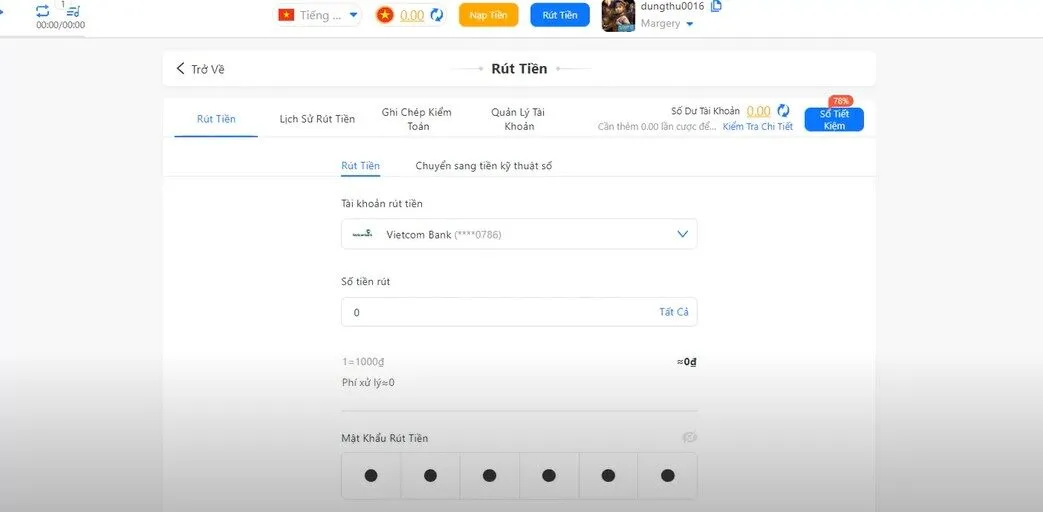 rút tiền 78Win